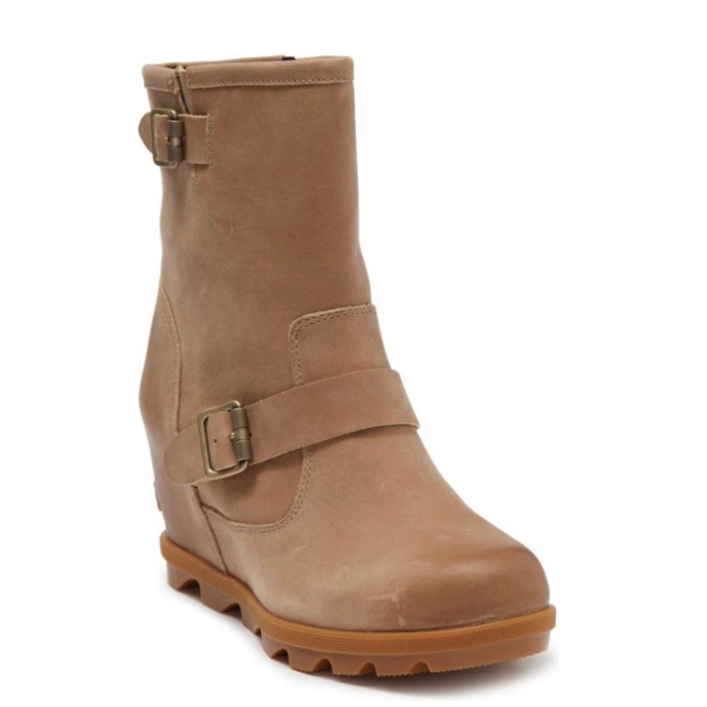 SOREL JOAN Of ARTIC WEDGE II Sandy Tan Boot All sizes - Picture 7 of 8
